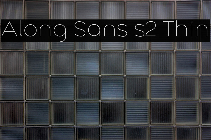 Along Sans s2 Thin Example 1