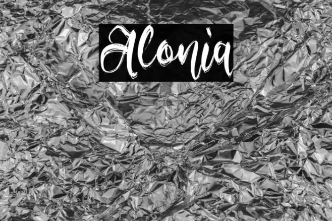 Alonia Font examples
