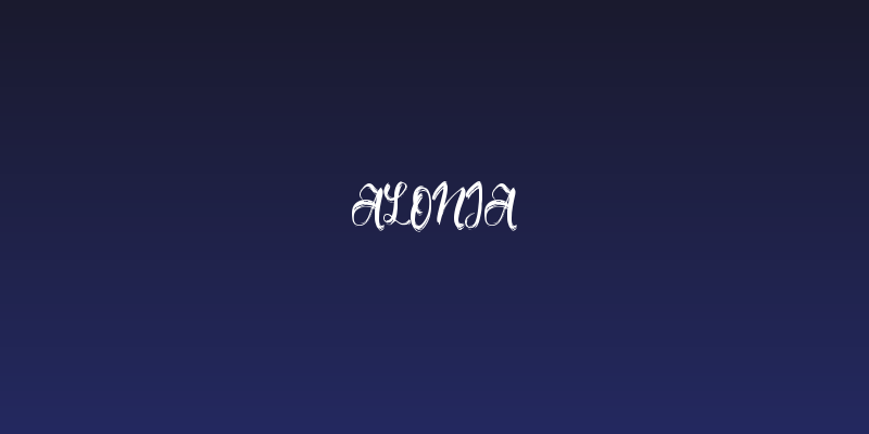 Alonia Social Header