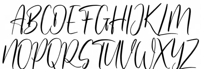 Alonnafeast Free Regular Font Litere mari