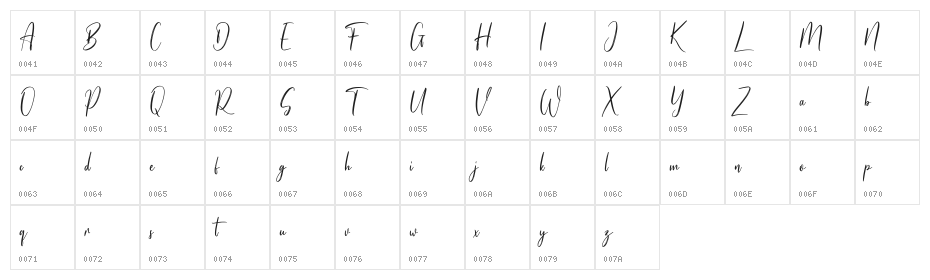 Alonnafeast Free Regular Character Map