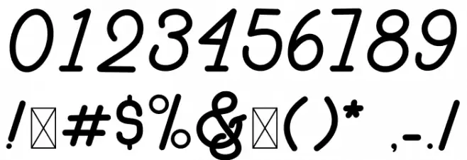 Aloritma Font OTHER CHARS