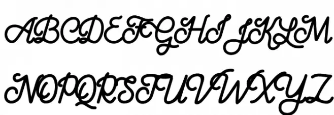 Aloritma Schriftart Groß