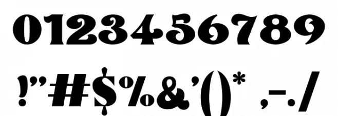 Alota Demo Version Font OTHER CHARS