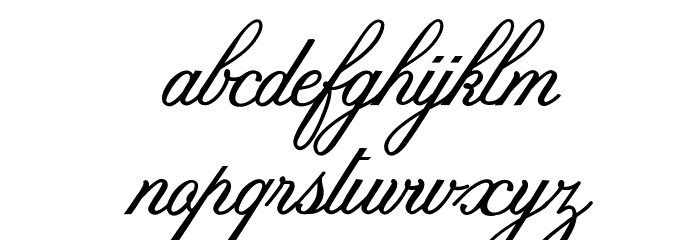 Alouette Personal Use Font LOWERCASE