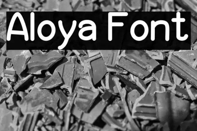 Aloya Font examples