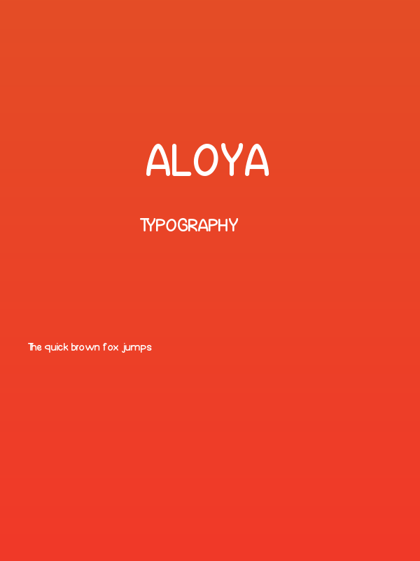 Aloya Poster