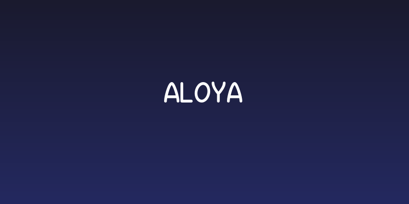 Aloya Social Header