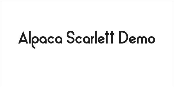 Alpaca Scarlett Demo Logo