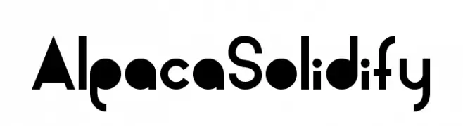 Alpaca Solidify  font caratteri gratis