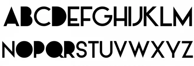 Alpaca Solidify Schriftart Groß
