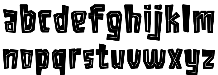 Alpaloza Font LOWERCASE
