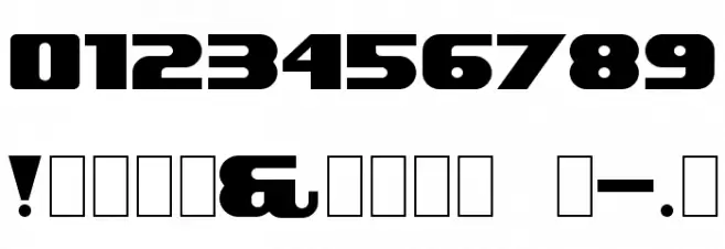 Alpenkreuzer Font OTHER CHARS