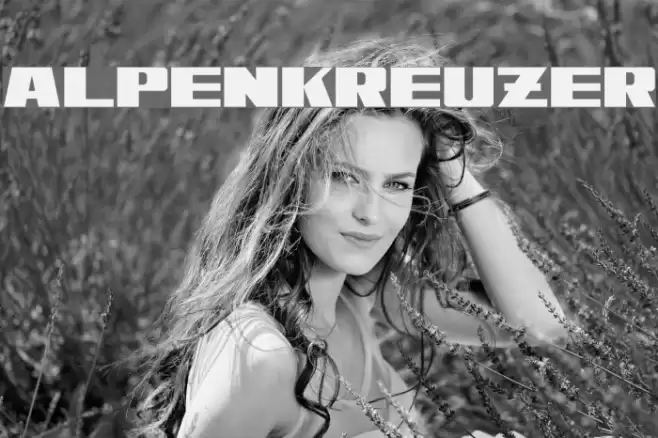 Alpenkreuzer Font examples