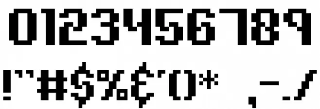 Alpha Beta BRK Font OTHER CHARS