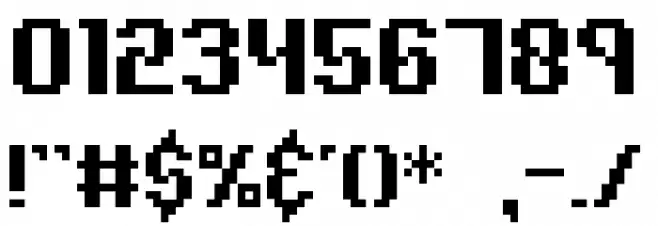 Alpha Beta BRK Font OTHER CHARS