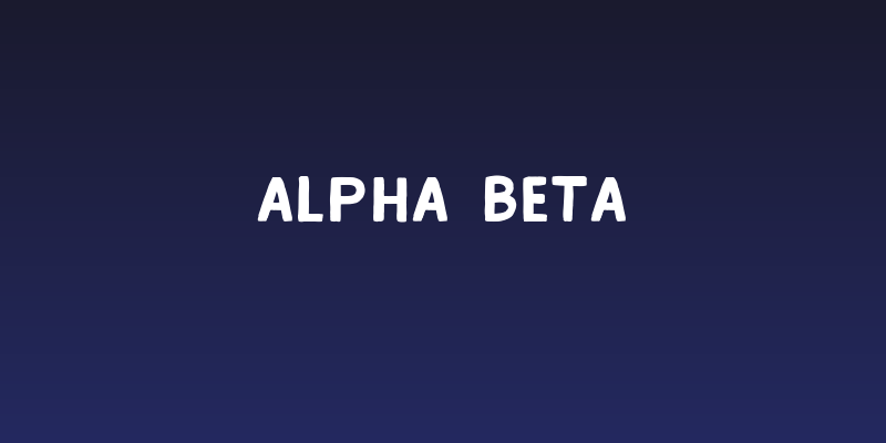 Alpha Beta Social Header