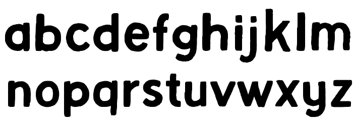 Alpha Beta Font LOWERCASE