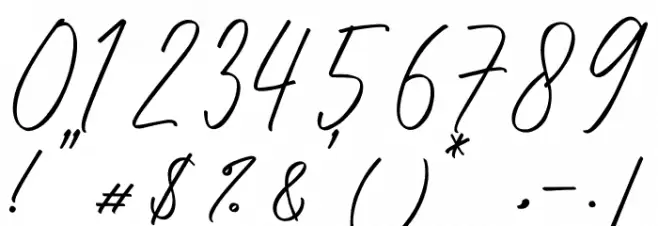 Alpha Brights Schriftart Anderer Schreiben