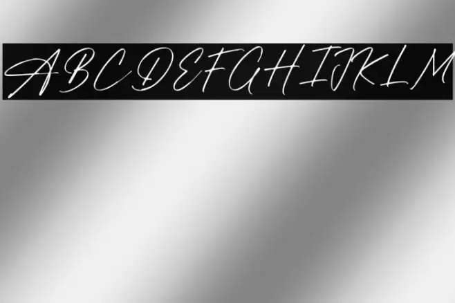 Alpha Brights Schriftart examples