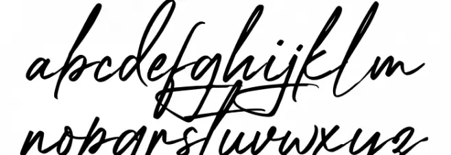 Alpha Brights Schriftart Kleinbuchstaben