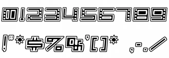 Alpha CLOWN Schriftart Anderer Schreiben