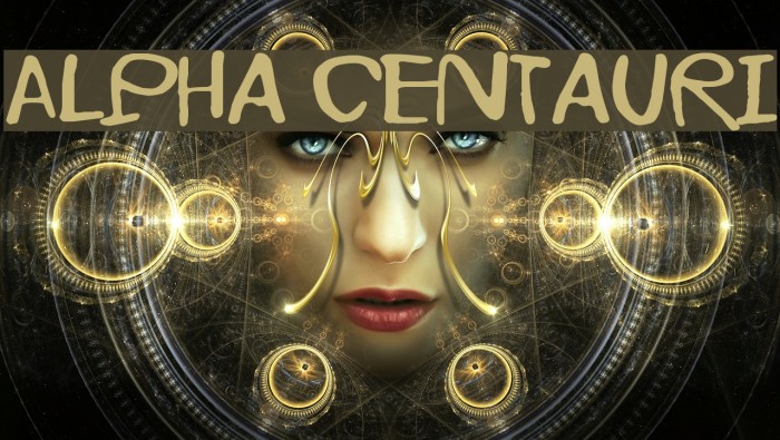 Alpha Centauri Font examples