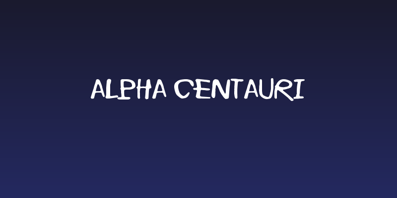 Alpha Centauri Social Header