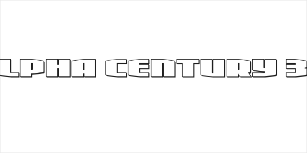 Alpha Century 3D Logo