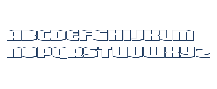 Alpha Century 3D Lowercase