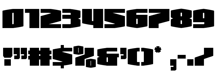 Alpha Century Condensed Font OTHER CHARS