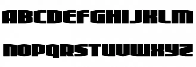Alpha Century Condensed 字体 小写