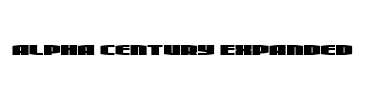 Alpha Century Expanded  免费字体下载
