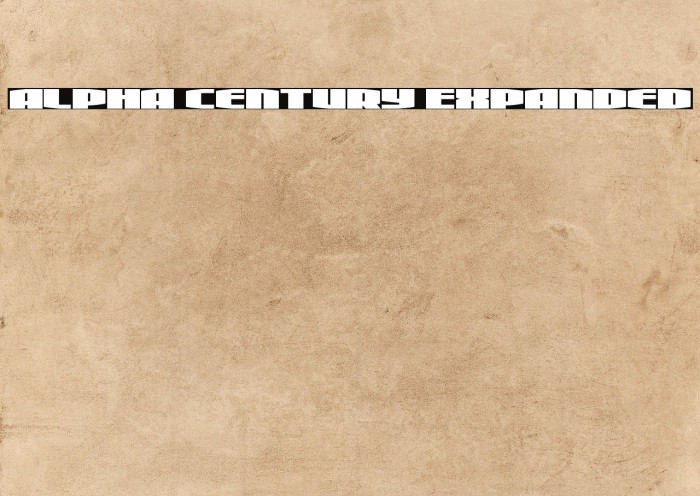Alpha Century Expanded Example 3