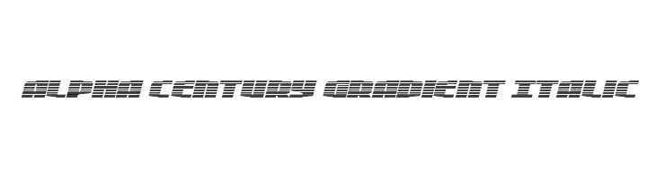 Alpha Century Gradient Italic  नि: शुल्क फ़ॉन्ट्स डाउनलोड