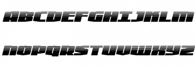 Alpha Century Halftone Italic Fuentes MAYÚSCULAS