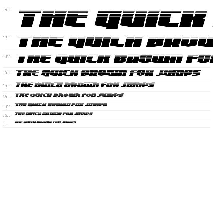 Alpha Century Halftone Italic Waterfall