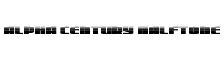Alpha Century Halftone  नि: शुल्क फ़ॉन्ट्स डाउनलोड