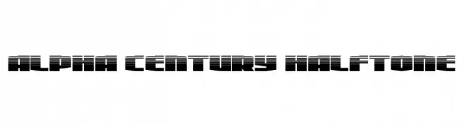 Alpha Century Halftone  Fuentes Gratis Descargar