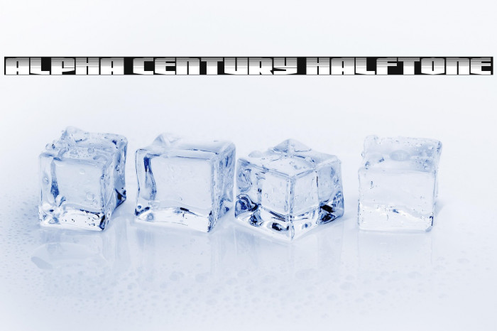 Alpha Century Halftone Example 1