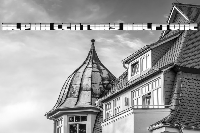 Alpha Century Halftone Example 2