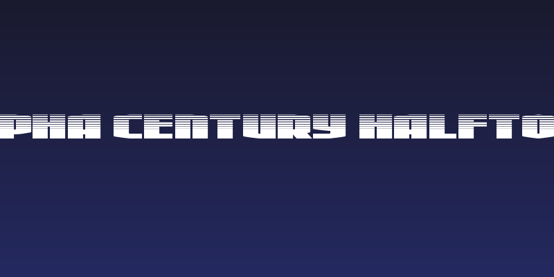 Alpha Century Halftone Social Header