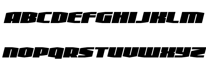 Alpha Century Italic Font LOWERCASE
