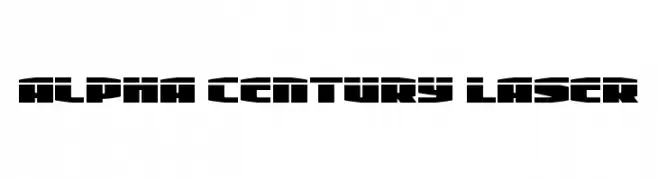 Alpha Century Laser  Fuentes Gratis Descargar