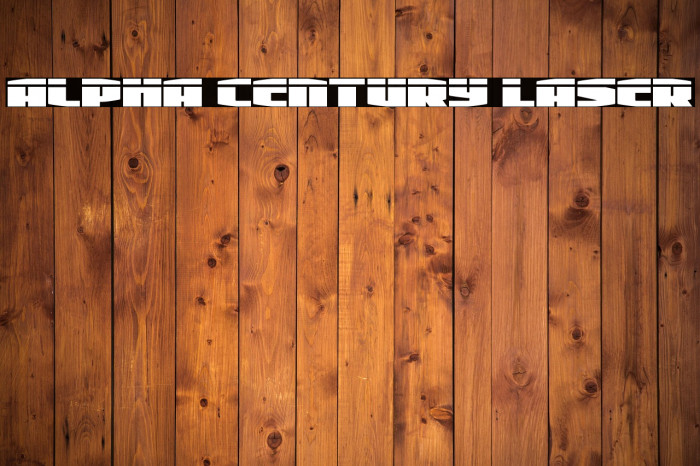 Alpha Century Laser Example 1