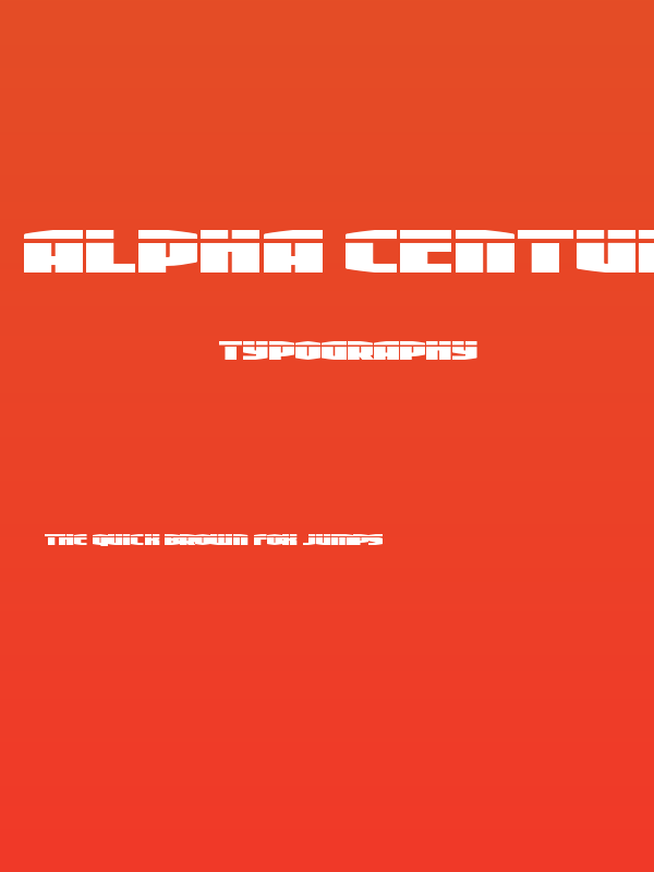 Alpha Century Laser Poster