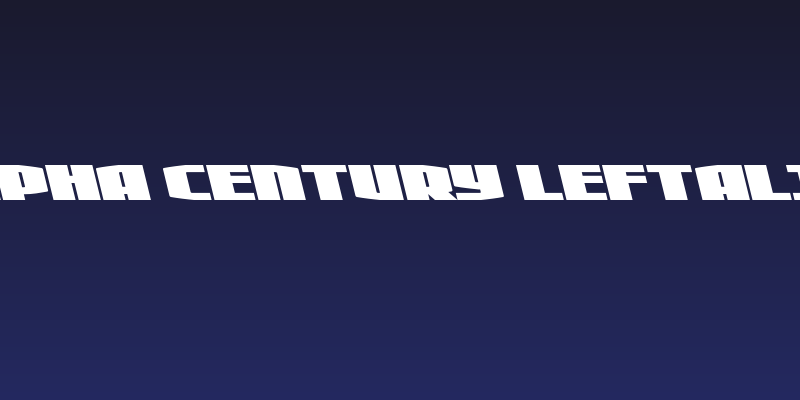 Alpha Century Leftalic Social Header