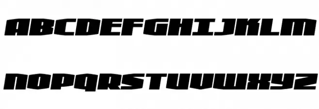 Alpha Century Semi-Italic Schriftart Groß