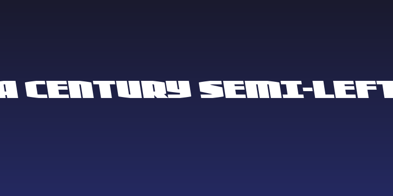 Alpha Century Semi-Leftalic Social Header