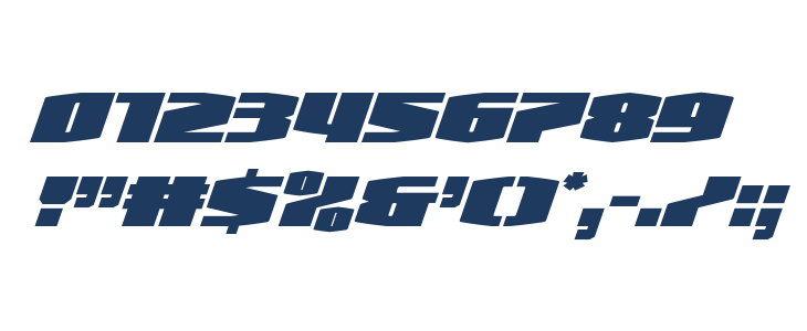 Alpha Century Super-Italic Other Characters